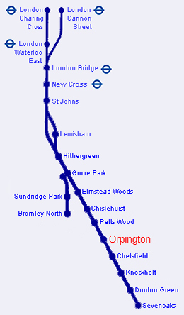 South Eastern Train Map
